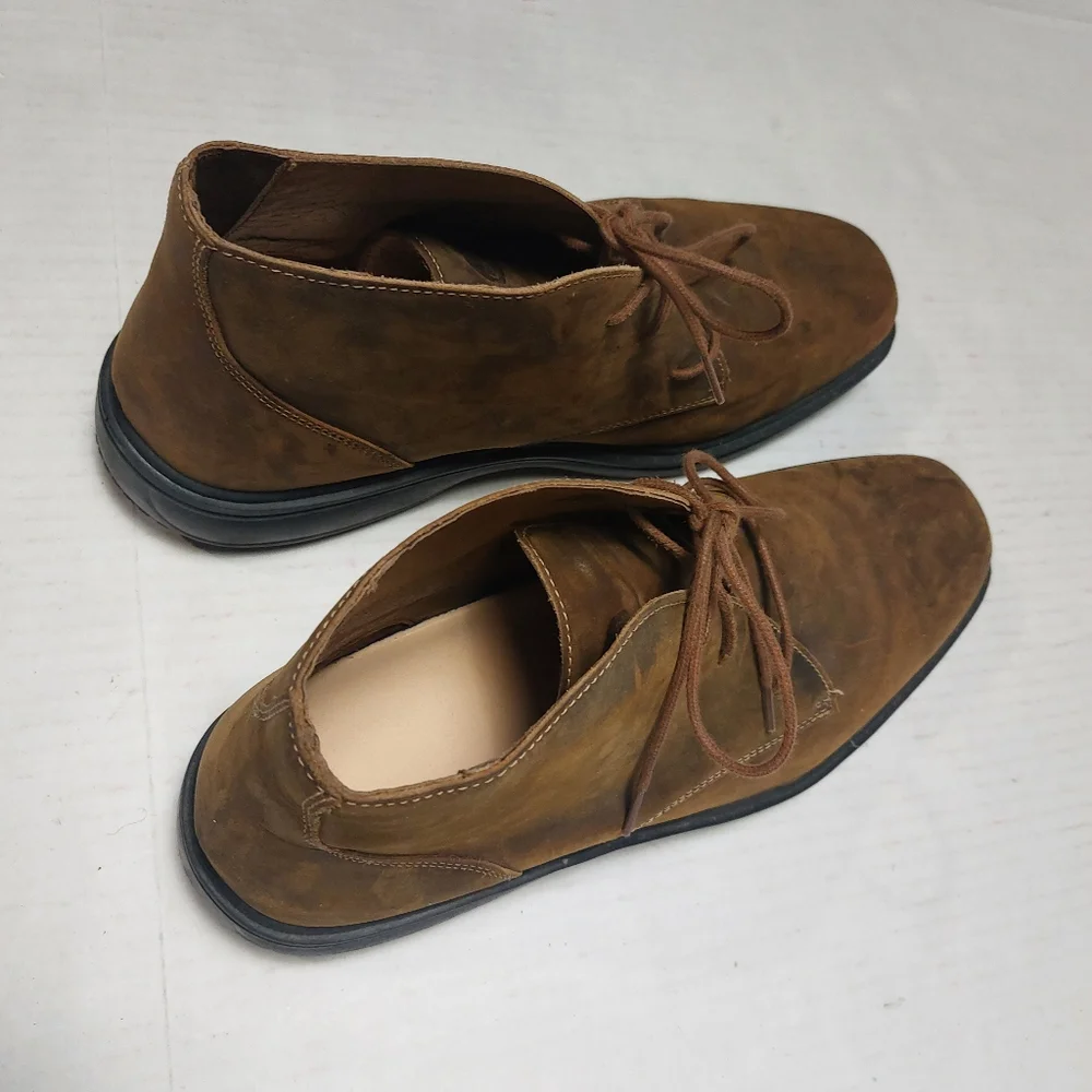 Dr. Comfort Orthopedic Reliefs Brown Leather Boots Size 13